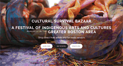 Desktop Screenshot of bazaar.culturalsurvival.org