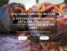 Tablet Screenshot of bazaar.culturalsurvival.org